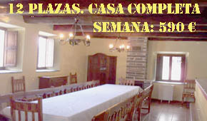 Casa rural de alquiler completo Cumbres Borrascosas. Bierzo, Le�n. L�mite entre Cepeda y Maragater�a. Cerca de las m�dulas, torneos medievales, embalse para deportes acu�ticos. Minas de oro romanas. Agroturismo. Talleres literarios.